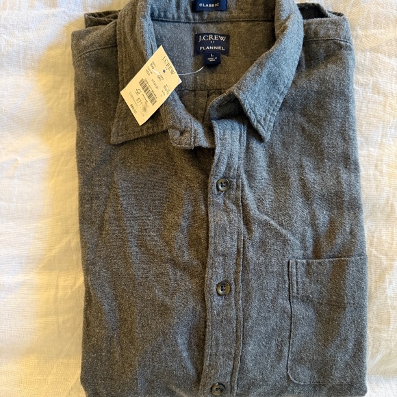 J Crew Factory Men’s Flannel Shirt L NWT - Picture 1 of 5
